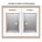 44"-48" W x 76" H Reversible Frameless Single Sliding Shower Door With 3/8"Clear Tempered Glass-99356170