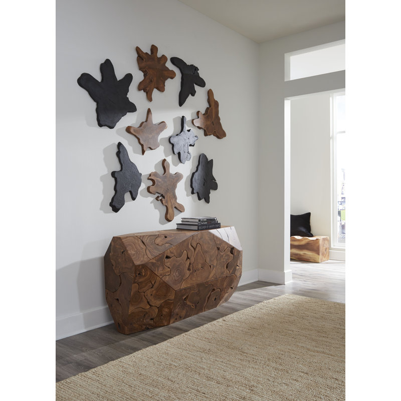 Teak Slice Wall Décor, Md, Natural