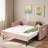 Upholstered Daybed With Trundle, Usb Port And Side Pockets-1062201153