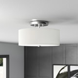 Chandran Fabric Semi Flush Mount