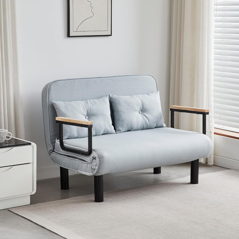 Upholstered Accent Chair, Light Grey