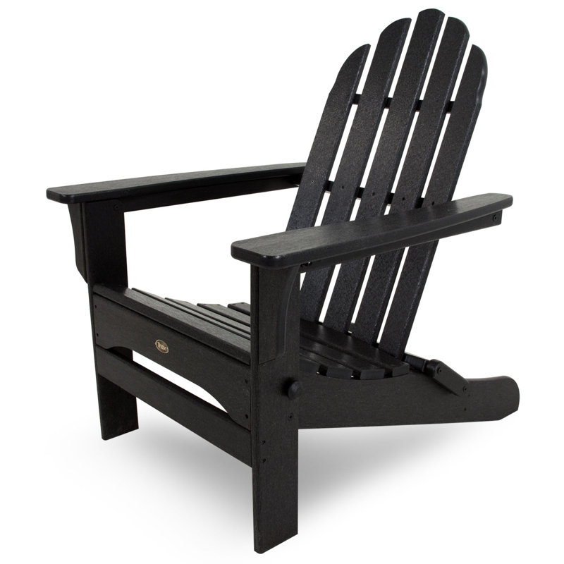 TREX Outdoors Cape Cod Folding Adirondack, Black