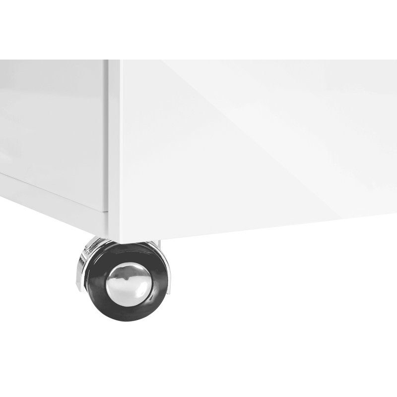 Classeur, mobile à roulettes, tiroirs de rangement, support d'imprimante, bureau