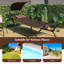 Verda Hanging Sun Lounger with Stand