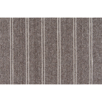 Tapis Williamsburg tissé à la main, rayé, en laine et polyester, couleur noyer, 2,74 m x 3,35 m