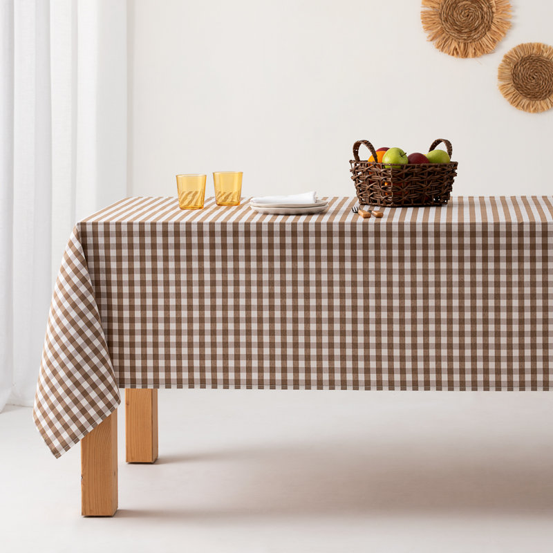 Kuehl Tablecloth, 140cm W x 300cm L, Brown