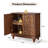 Farmhouse 31.73'' W 2 - Door Accent Cabinet Sideboard-30200230-30618357