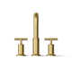 Purist® Deck-Mount Bath Faucet Trim for High-Flow Valve with Cross Handles