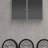 Lockable Wall Mounted Storage Cabinets for Garage, Metal Tool Chest with 1 Locking Door, Black and Grey