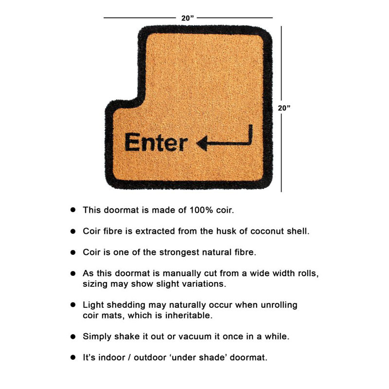Non-Slip Outdoor Doormat