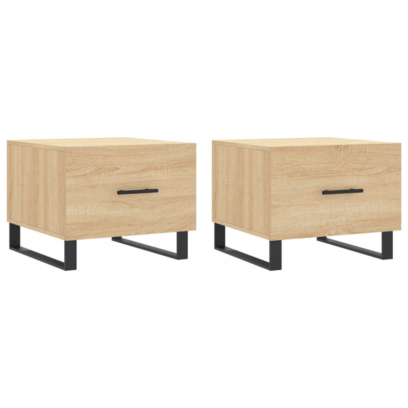 Sled Coffee Table with Storage, sonoma oak