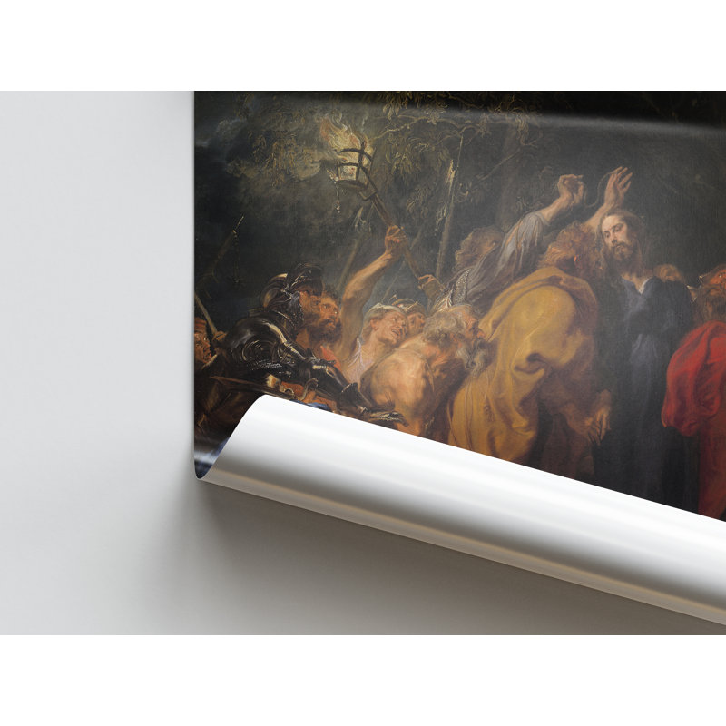 Print on Canvas, 25 cm H x 35 cm W, Gold Floater Framed