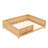 Queen Size Kids Floor Bed With Fence And Built-in Bookshelf,Queen Size Montessori Floor Bed With Slats And Safety Guardrail,Easy Assemble Montessori Beds for Kids,Light Natural-757108469