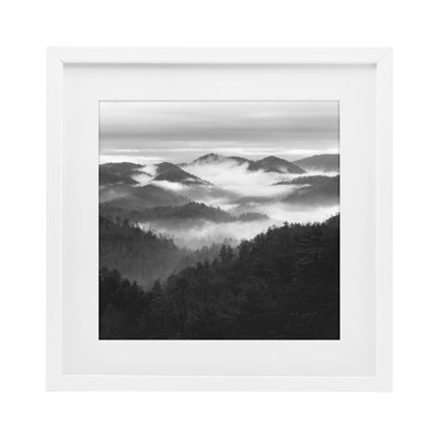 «Smoky Mountains Forest», reproduction encadrée sous verre, conception de Nicholas Bell