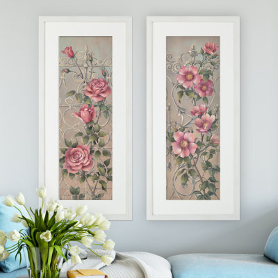 " Romantic Garden " 2 - Pieces