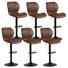 Tabouret de bar pivotant à hauteur réglable