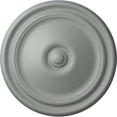 Endurathane Reece Ceiling Medallion, 12"OD x 1 3/4"P (Fits Canopies up to 2 3/8"), Factory Primed