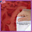 Housses de couette en papier fleurs rouges-128700575