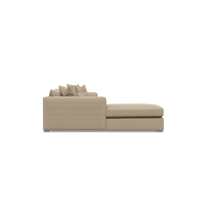 Bernhardt Helena 2-Piece Sectional, Tan Polyester