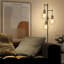 Andriel 175CM Polished Floor Lamp 3 Dimmable Lights, Standing Reading Light Lamp For Bedroom, Living Room
