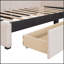 Upholstered Daybed with 2 Storage Drawers, Sofa Bed Frame for Comfort and Clutter-Free Living-374178608