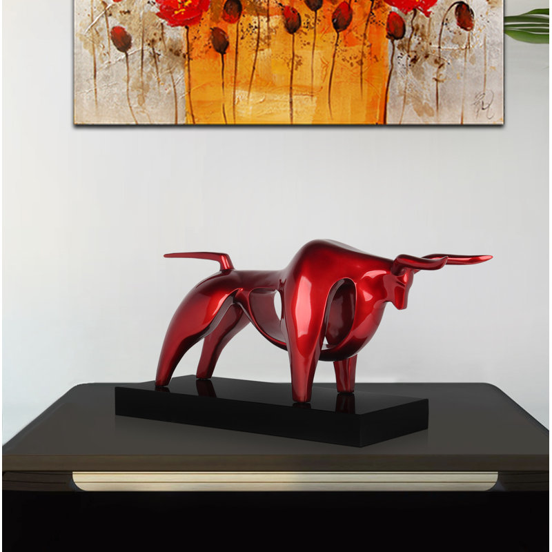 Animals Figurines & Sculptures, Red, 35cm H x 62cm W x 22cm D