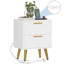 40cm W Manufactured Wood Bedside Table