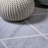 Mandrel Minimalist Diamond Trellis Light Gray/White Rug-1967726428