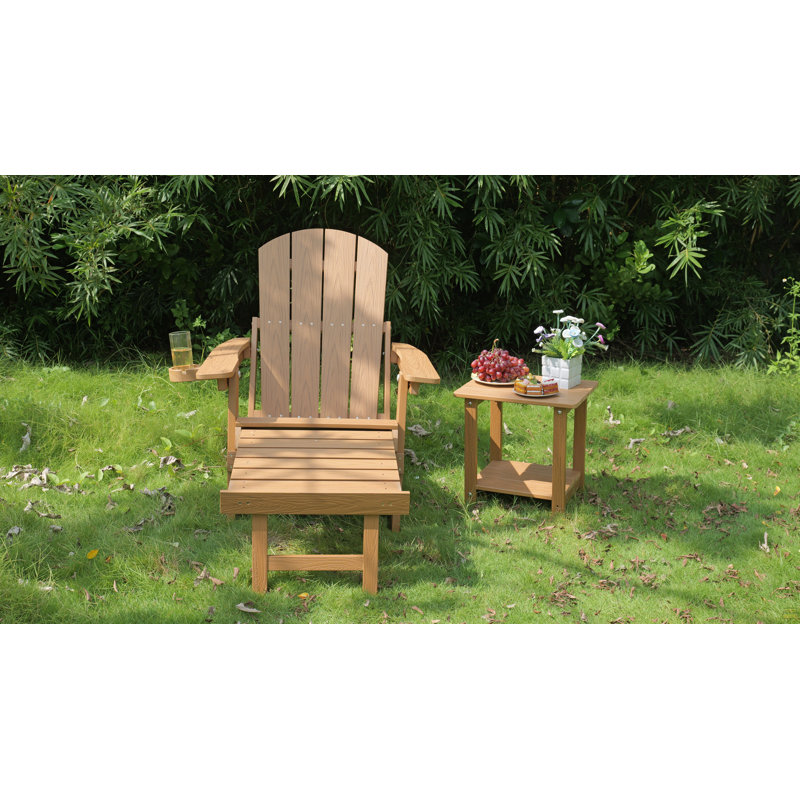 2-Piece All-Season Outdoor Lounge Chairs, Teak