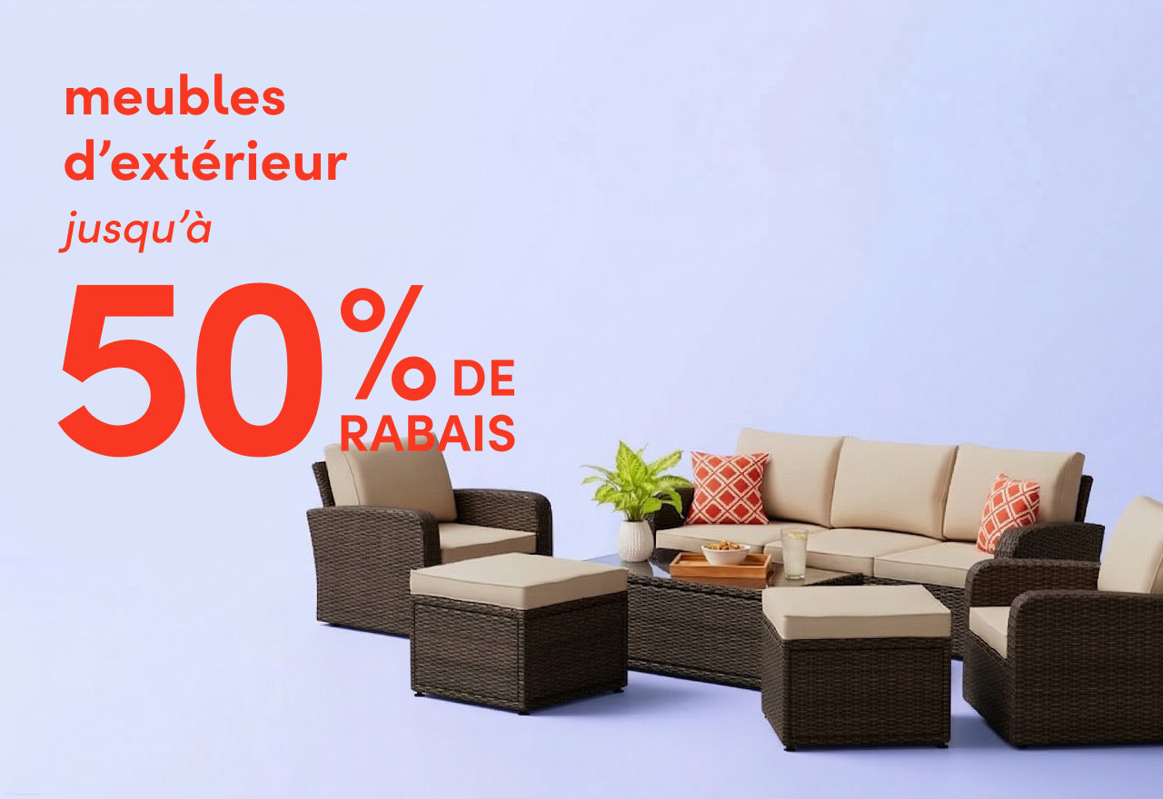 meubles d'extérieur en solde