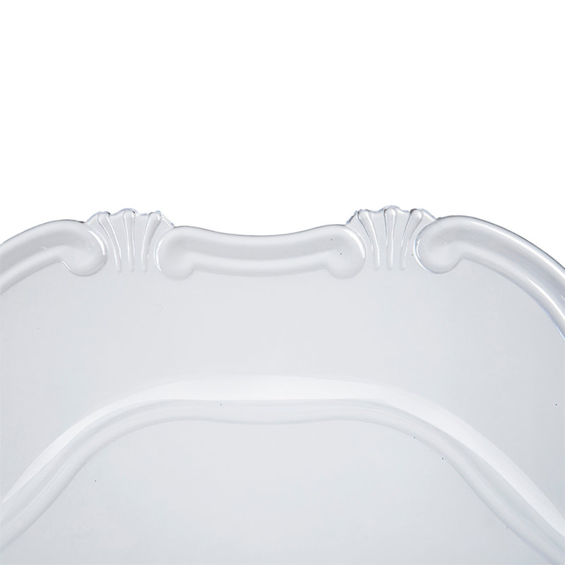8 Pack Plastic Charger Plate, D13"