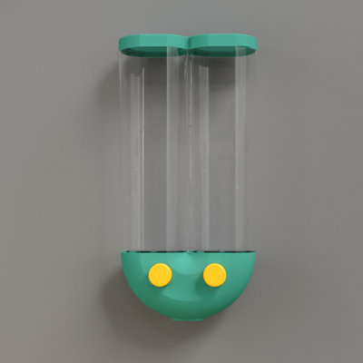 Distributeur de nourriture sèche à fixation murale 2 grilles