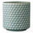 Round Stoneware Planter Pot with Polka Dots-1760338269