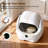 Self-Cleaning Cat Litter Box with APP Control and Safety Sensor, White, 020max