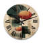 Horloge murale surdimensionnée en bois-2139292178
