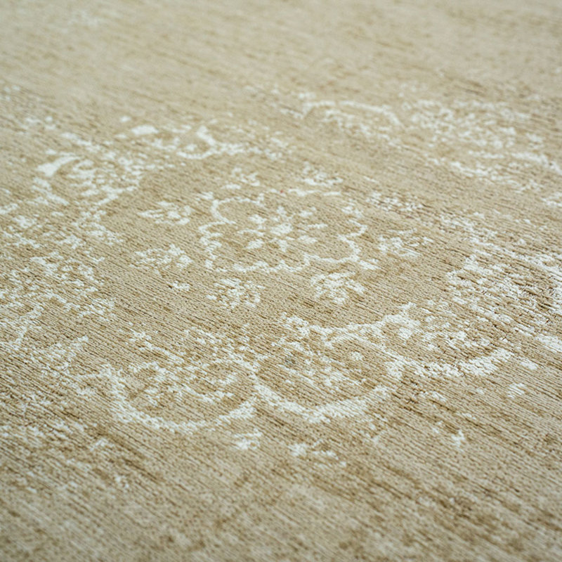 Fading World Medallion Milk Curry Recycled P.E.T Area Rug, Rectangle 240 x 340 cm