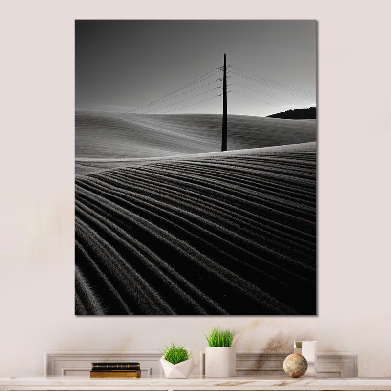 «Power Lines Minimalisme, photographie de paysage» sur, H 20 po x l 12 po x P 1 po