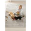 Tapis à motif abstrait gris / beige de 4 pi x 6 pi (3 pi 9 po x 5 pi 6 po) à motif de branches Oli, tapis contemporain, à poils courts et résistant aux taches - salon, chambre à coucher, salle à manger et cuisine-123025617