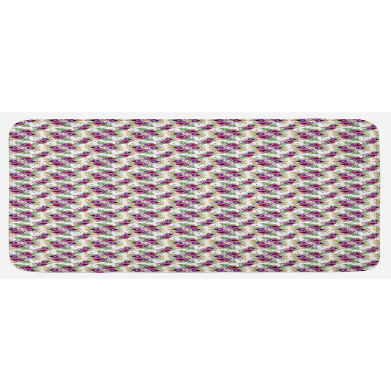 Tapis de cuisine botanique