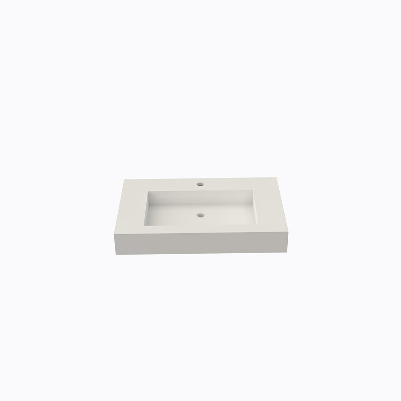 Stone Resin Solid Surface Bathroom Vanity Basin Sink