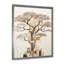 «Baobab Tree Beige Minimalisme IV», reproduction d'art sur toile-97170308-97170297