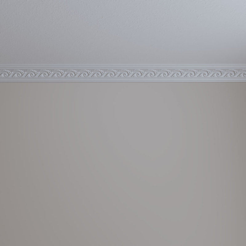 Versailles White Primed Urethane Crown Moulding 94.5 in