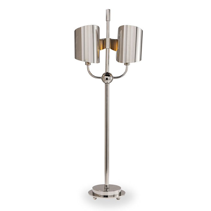 Quinton Table Lamp, Polished Nickel
