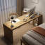 Bureaux en bois massif en L de couleur bois-107198185-107198187