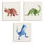 Dailene Dinosaurs, ensemble de 3 plaques décoratives encadrées