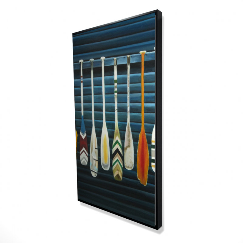 Paddles Print On Canvas, H 48 po x l 24 po