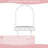 Wall-Mounted Floating Vanity Desk with LED Mirror, Storage & Charging Station