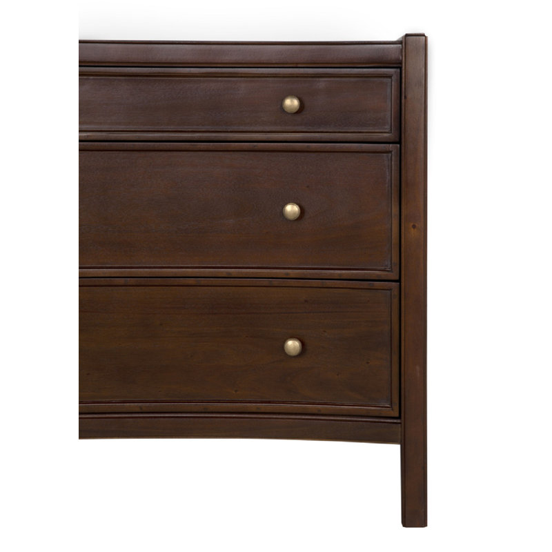 Hampton 3 - Drawer Solid Wood Nightstand