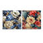 «Blue Vintage Whispers», ensemble de 2 art mural en verre acrylique-103922522