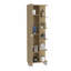 Armoire à linge miroir Urano, quatre tablettes intérieures, cinq tablettes extérieures-719870033